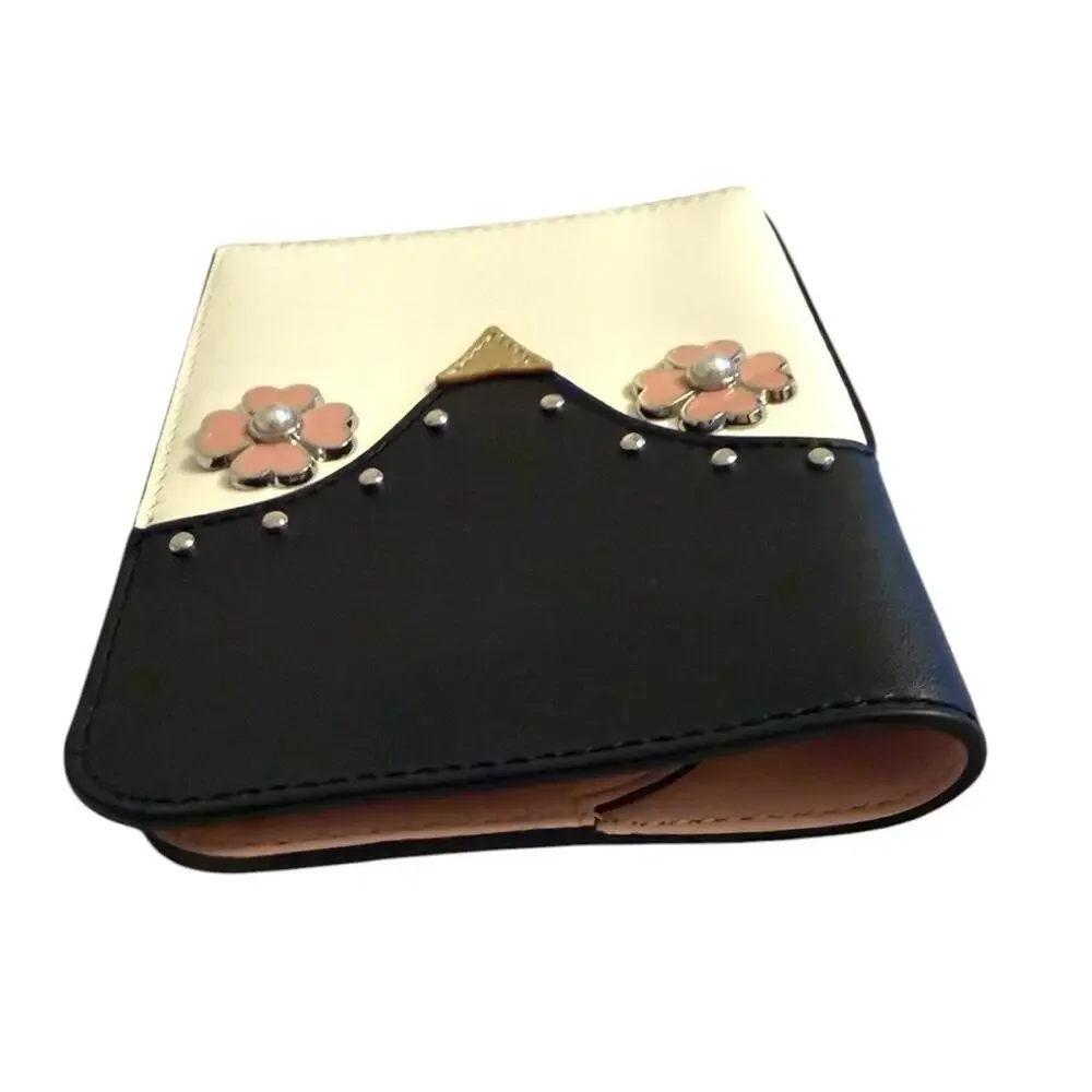 NEW KATE SPADE Frosty Penguin Wallet Passport Holder Case Leather NWOT 3900 /23